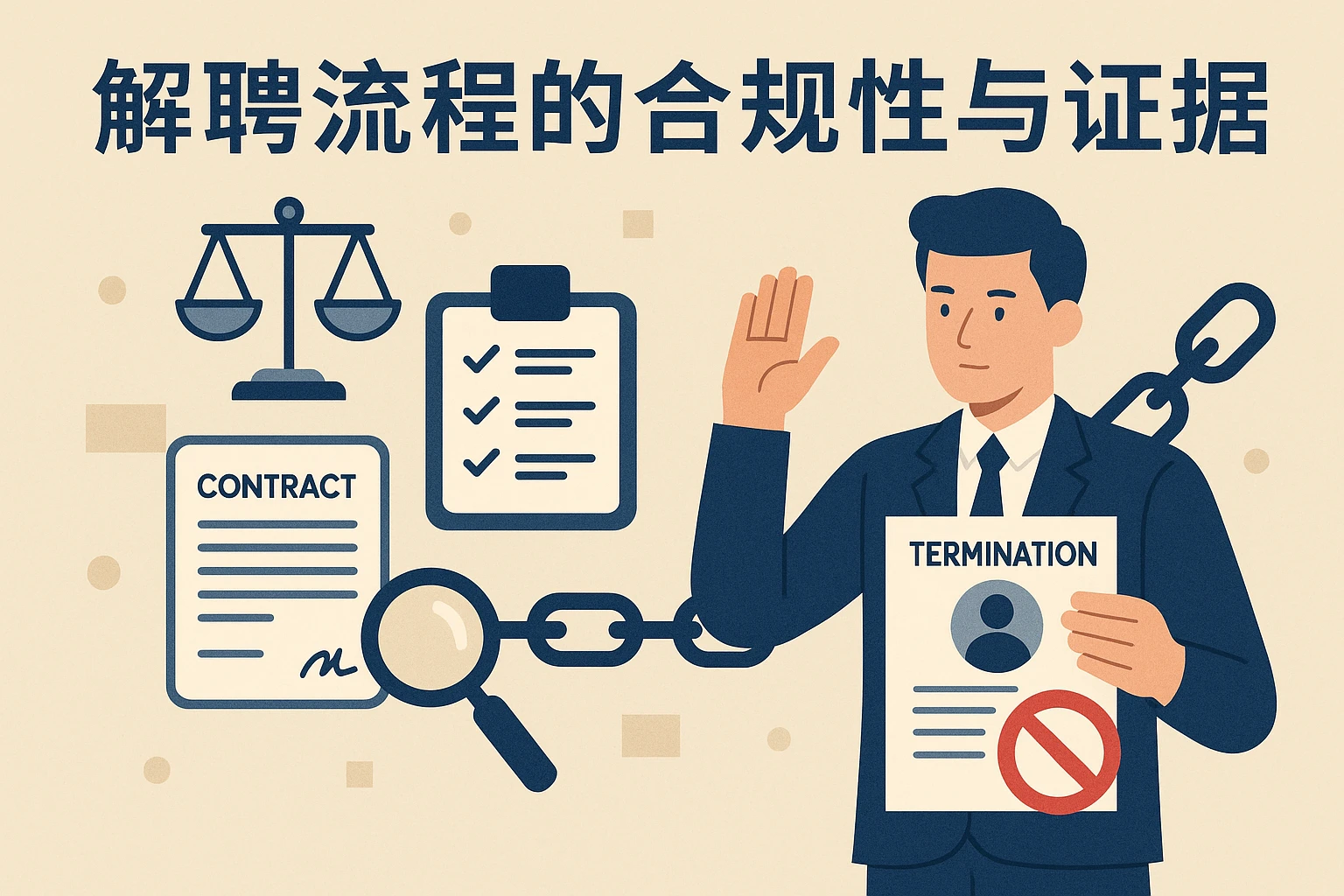 解聘流程的合规性与证据链