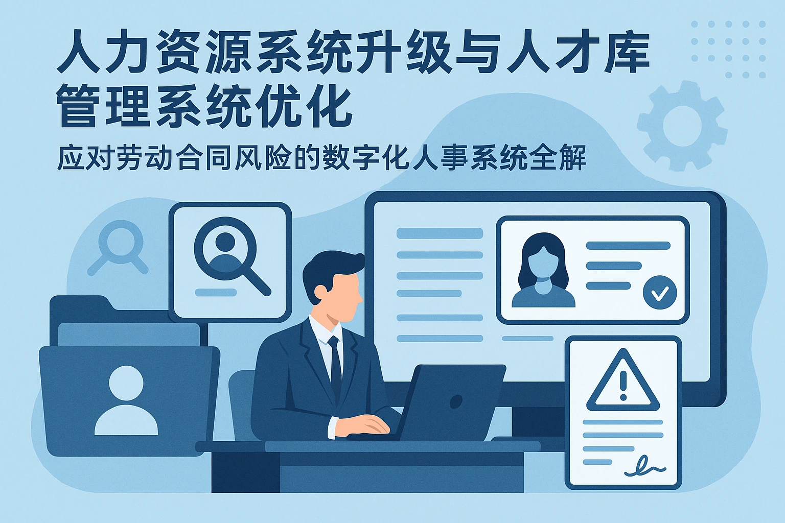 人力资源系统升级与人才库管理系统优化：应对劳动合同风险的数字化人事系统全解