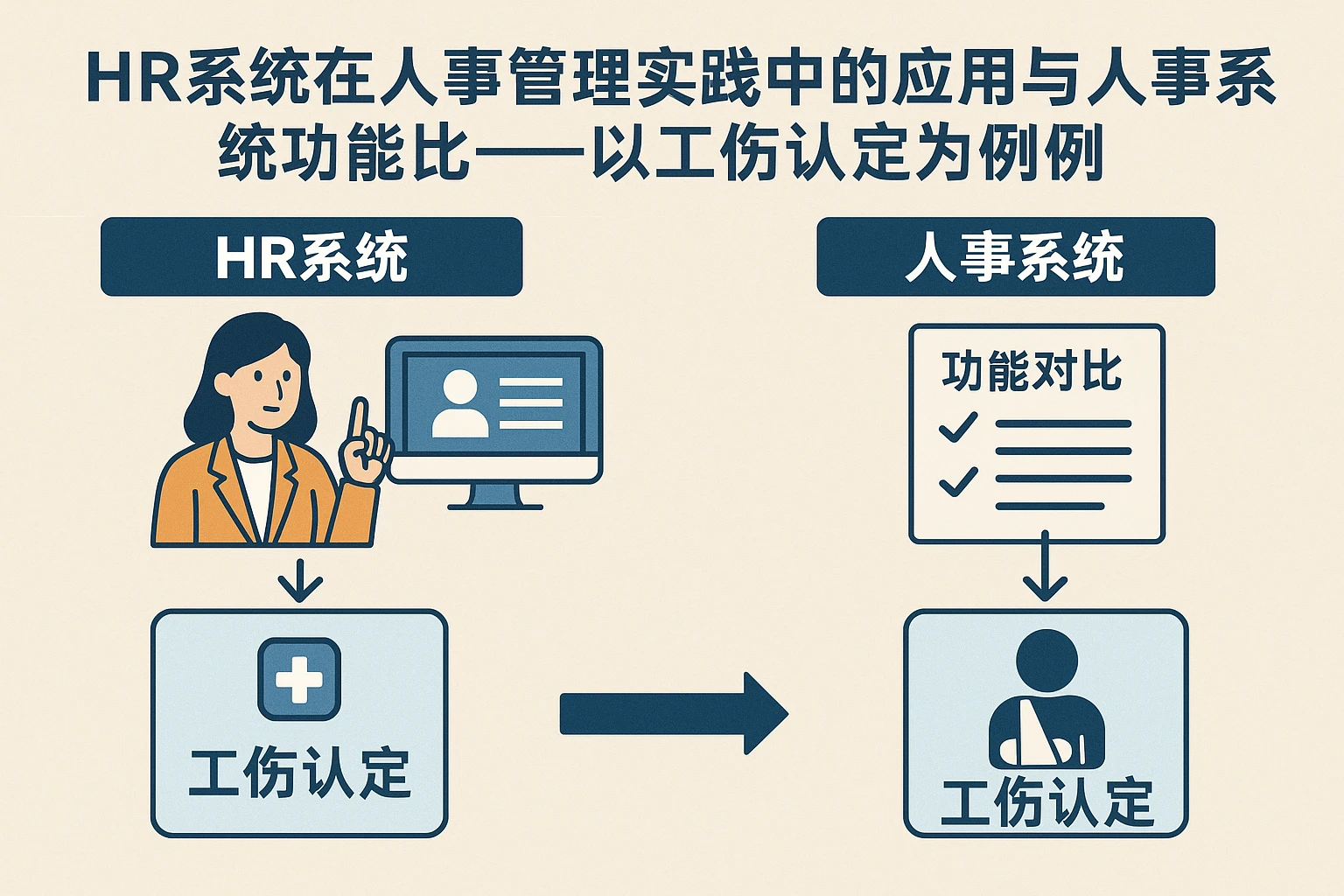 HR系统在人事管理实践中的应用与人事系统功能比较——以工伤认定为例