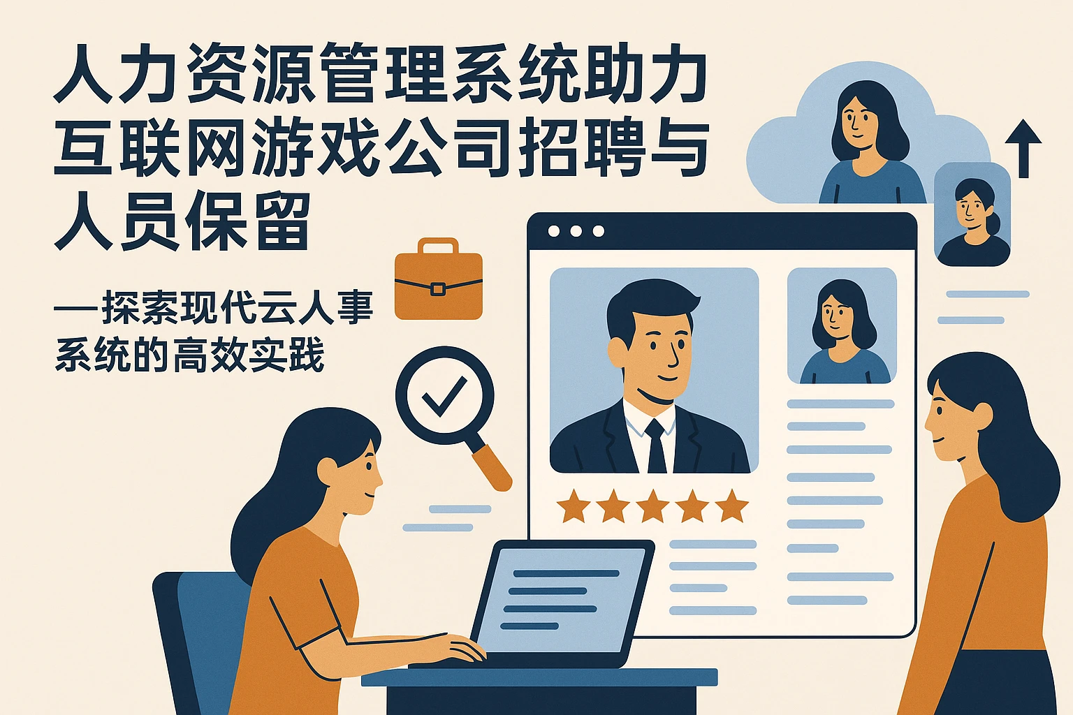 人力资源管理系统助力互联网游戏公司招聘与人员保留——探索现代云人事系统的高效实践