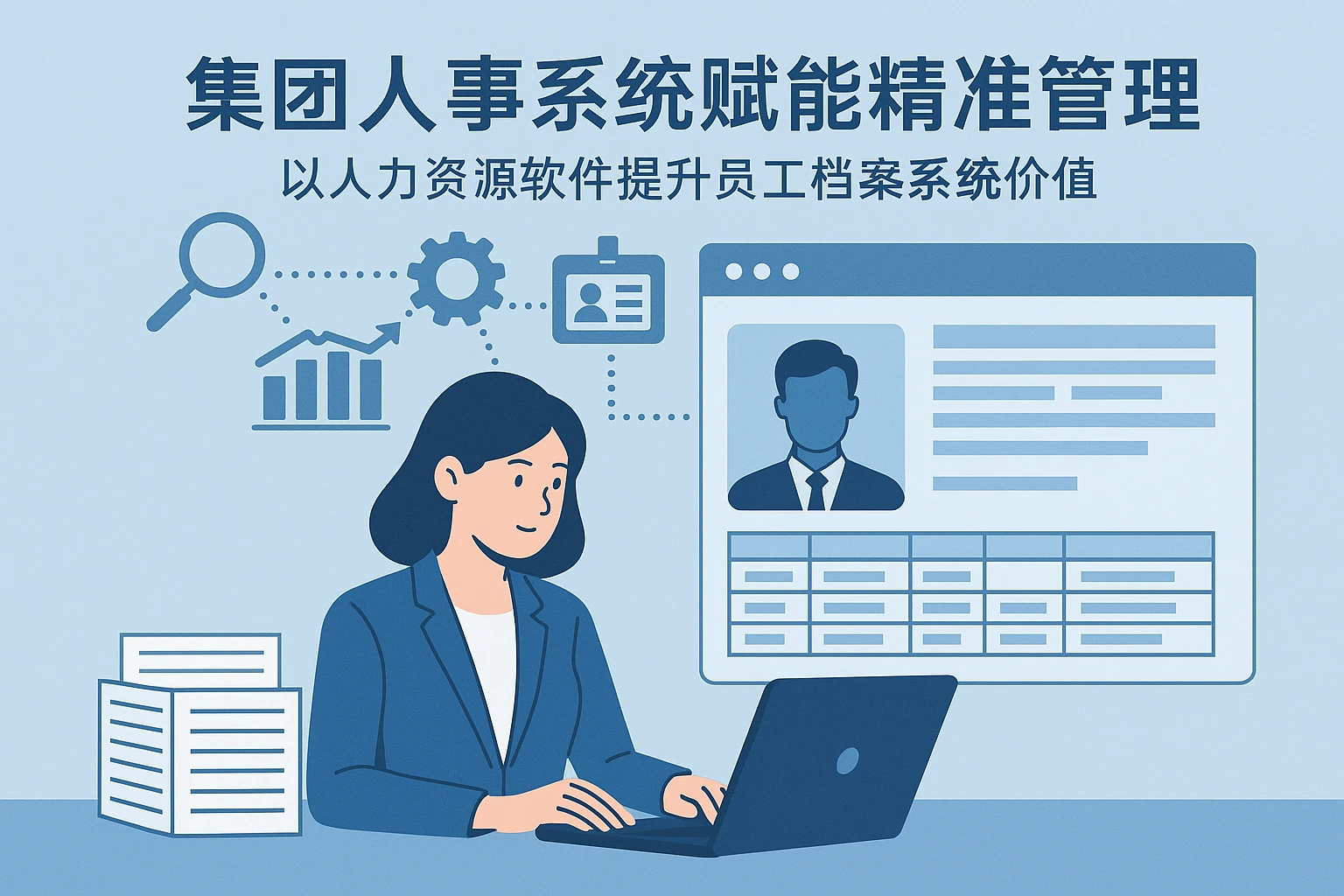 集团人事系统赋能精准管理：以人力资源软件提升员工档案系统价值