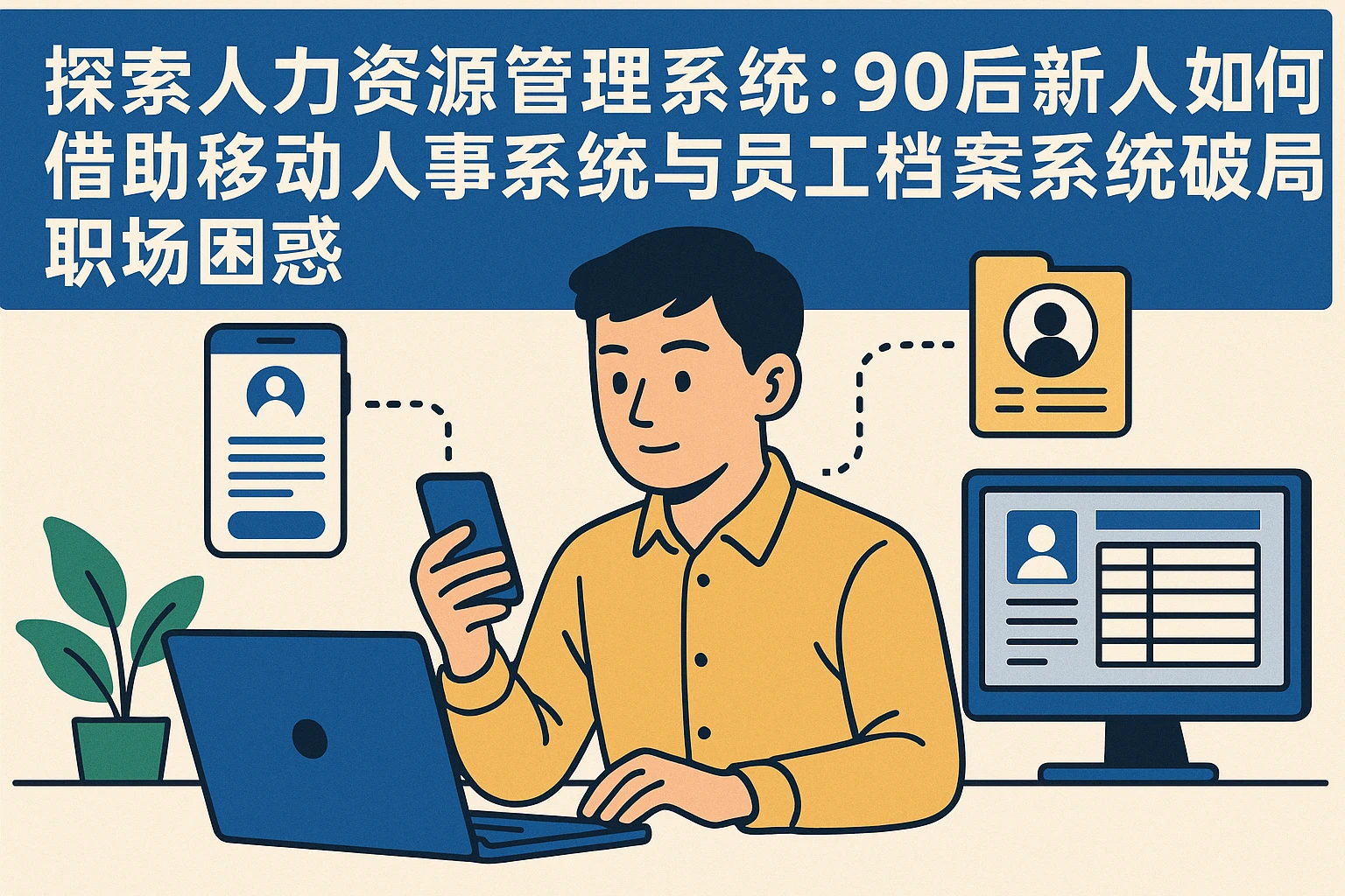 探索人力资源管理系统：90后新人如何借助移动人事系统与员工档案系统破局职场困惑
