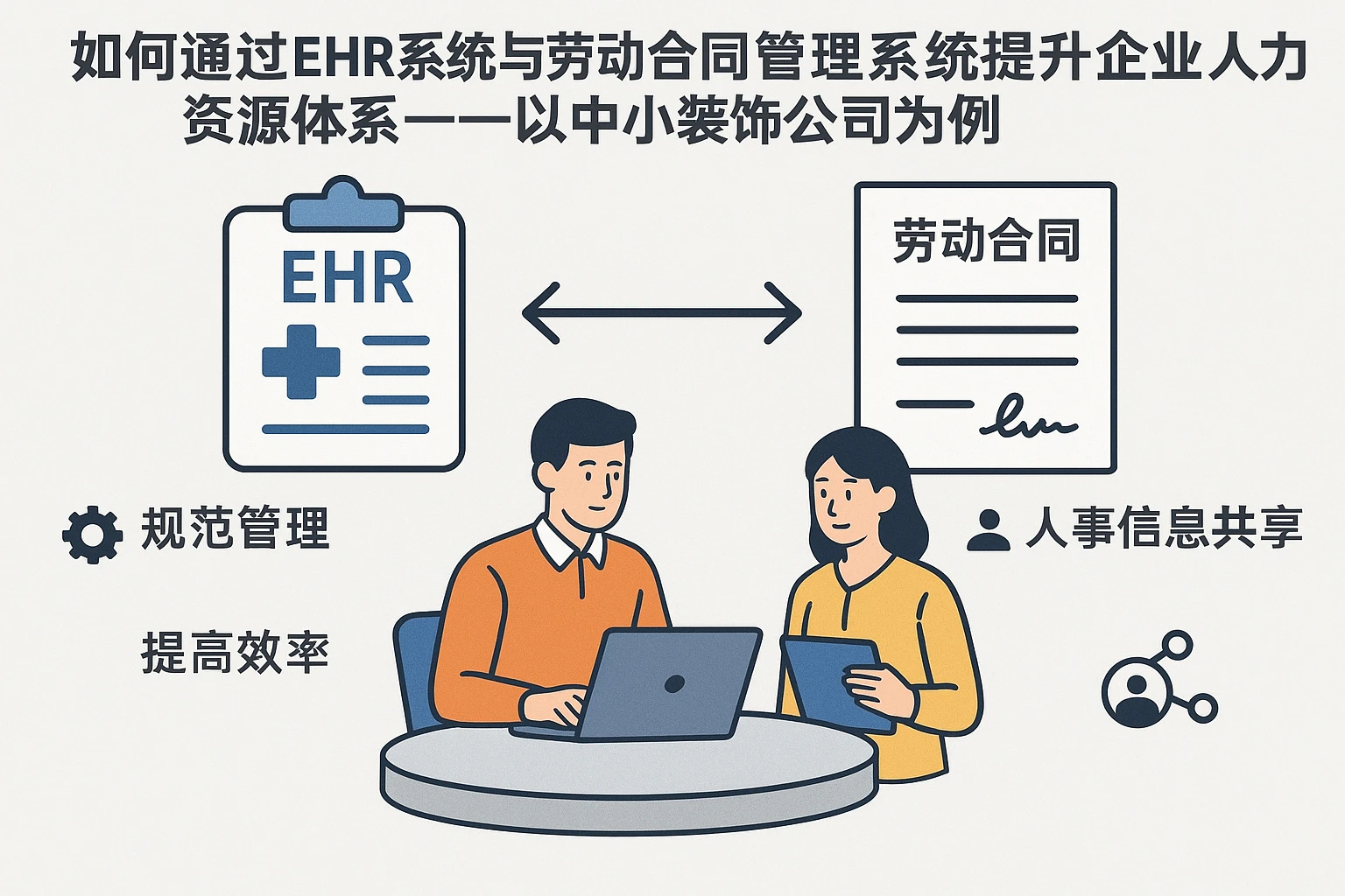 如何通过EHR系统与劳动合同管理系统提升企业人力资源体系——以中小装饰公司为例
