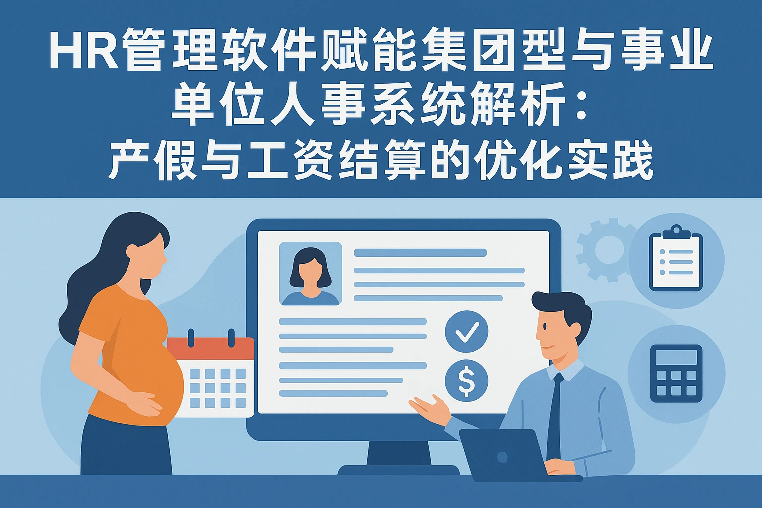 HR管理软件赋能集团型与事业单位人事系统解析：产假与工资结算的优化实践