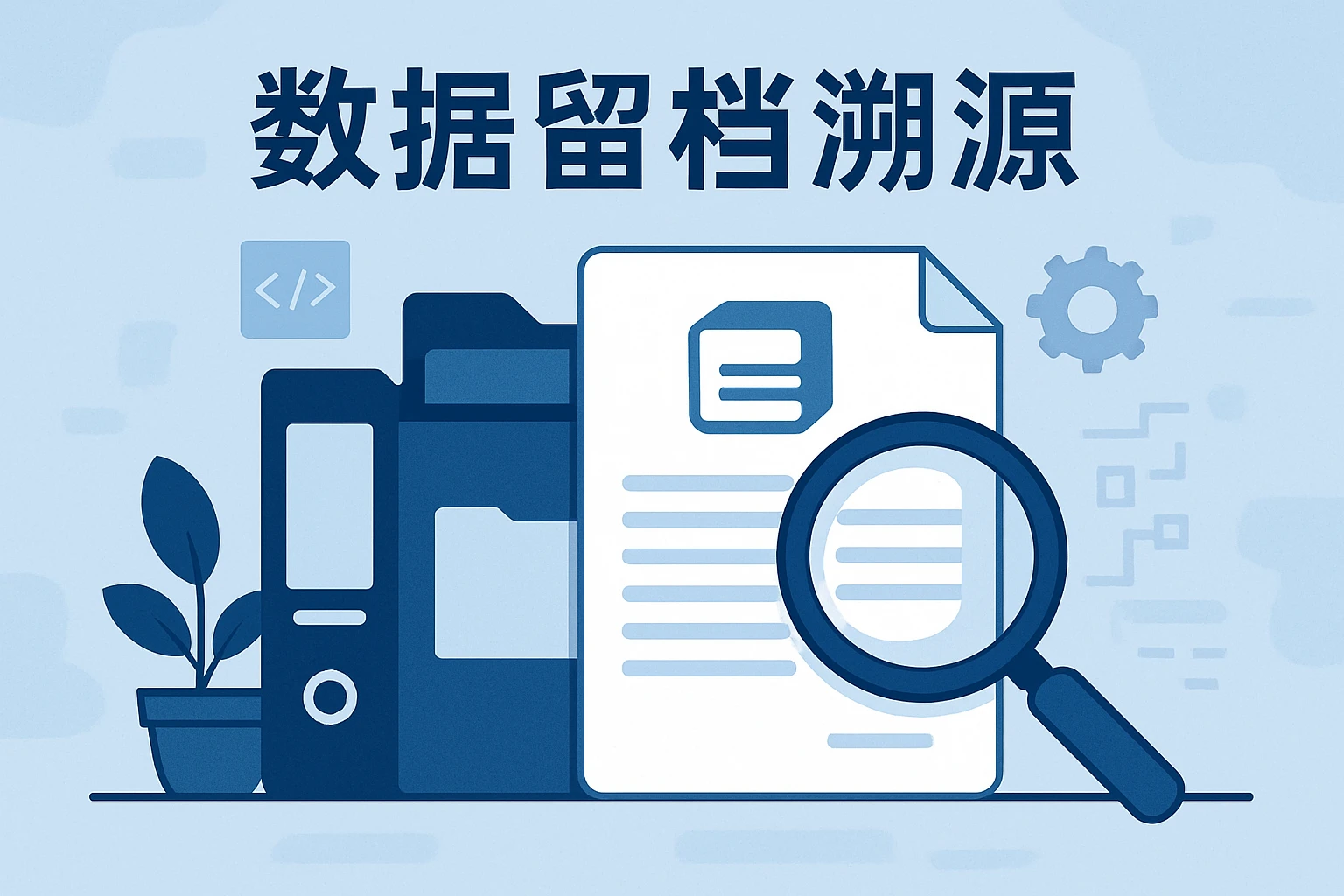 数据留档溯源