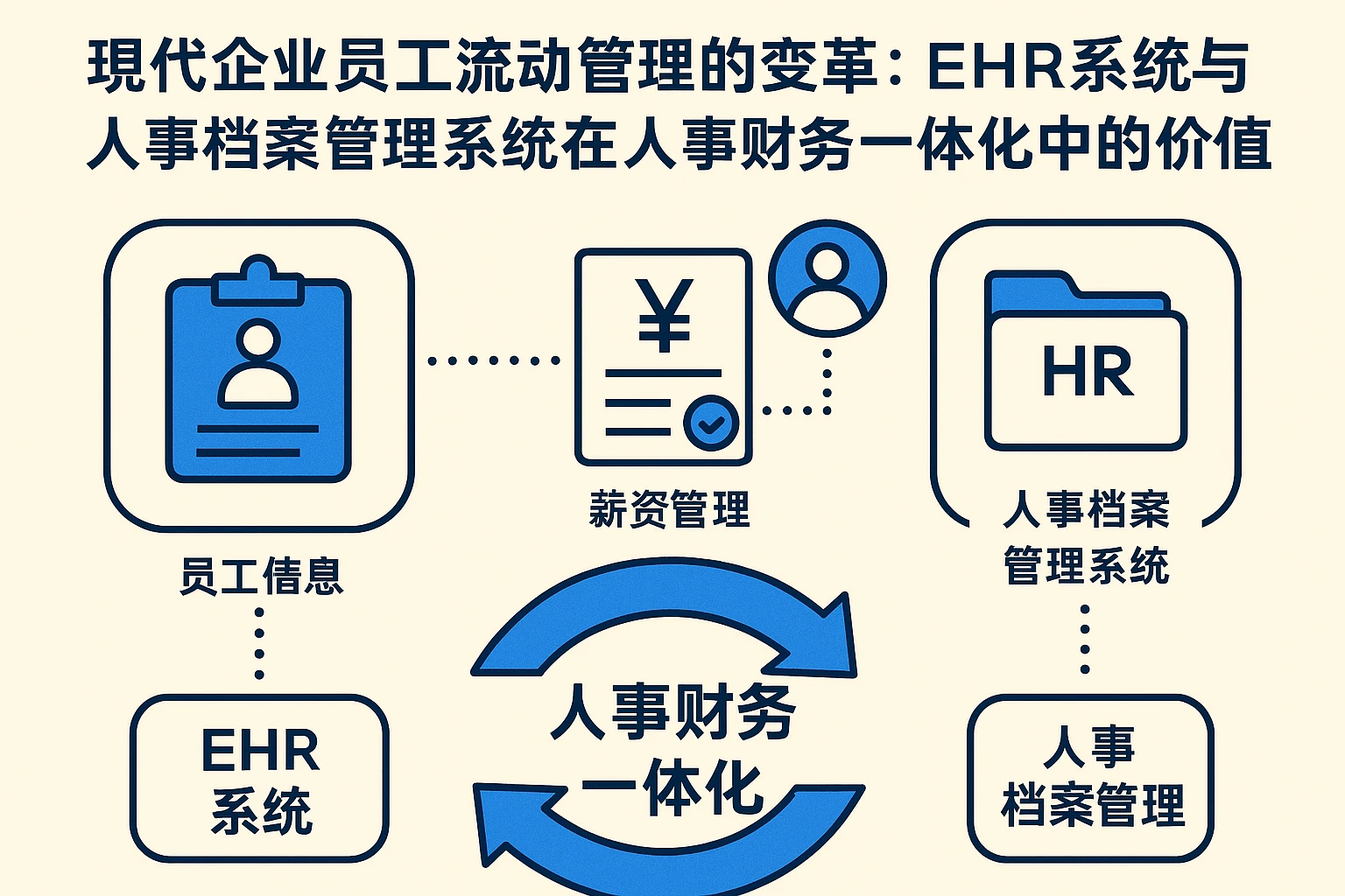现代企业员工流动管理的变革:EHR系统与人事档案管理系统在人事财务一体化中的价值