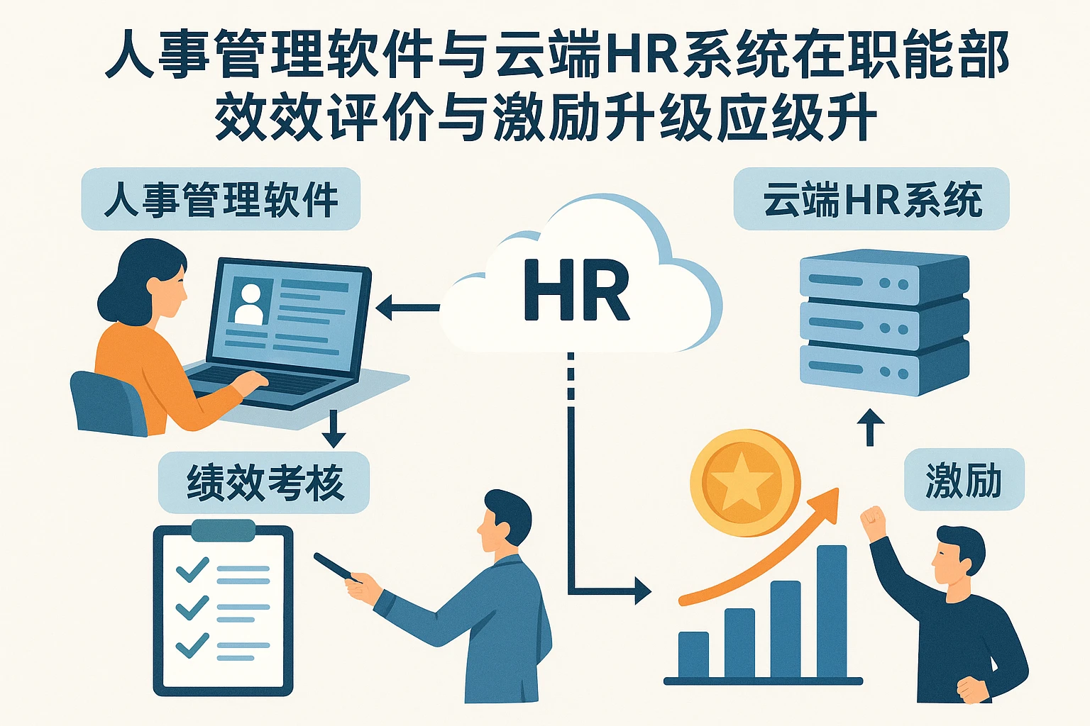 人事管理软件与云端HR系统在职能部门绩效考核与激励中的系统升级应用