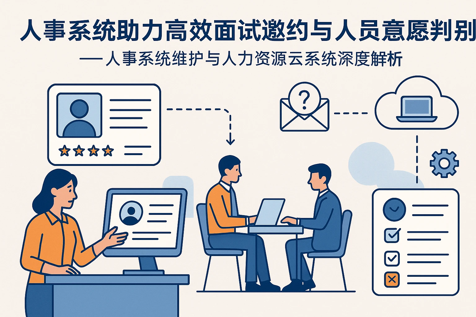 人事系统助力高效面试邀约与人员意愿判别 —— 人事系统维护与人力资源云系统深度解析