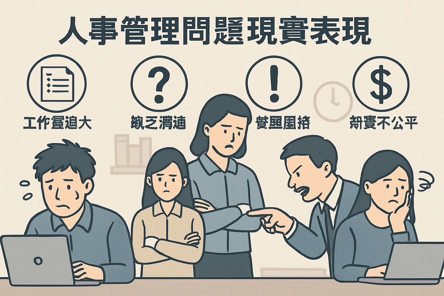 人事管理问题的现实表现