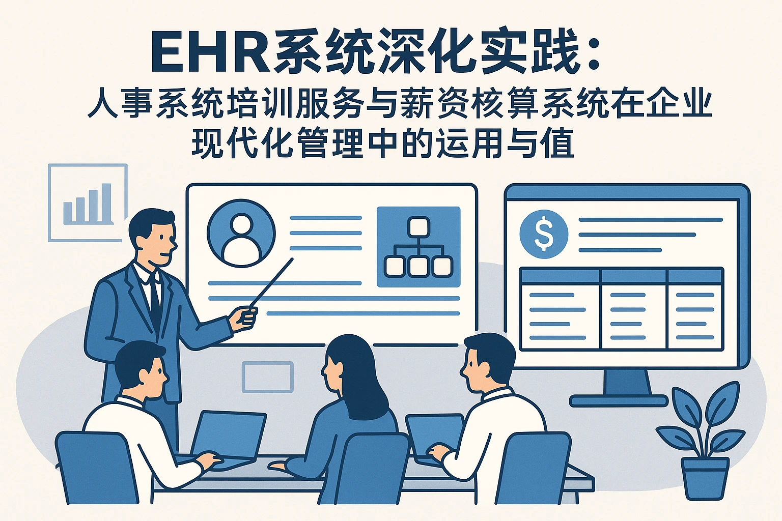 EHR系统深化实践:人事系统培训服务与薪资核算系统在企业现代化管理中的运用与价值