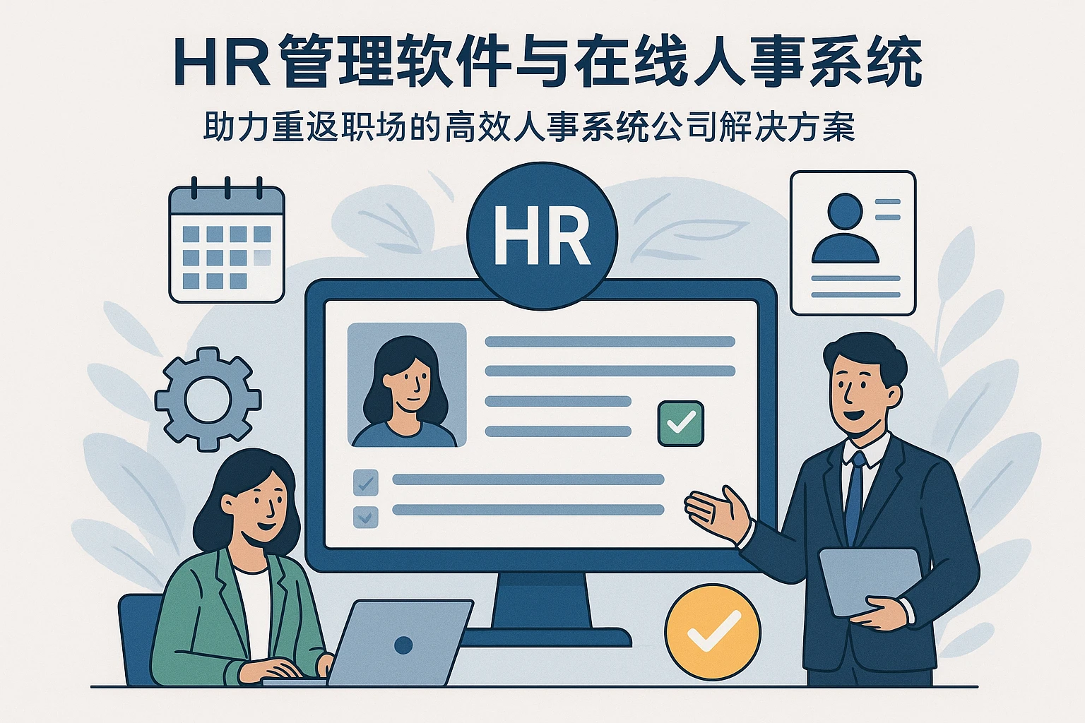 HR管理软件与在线人事系统：助力重返职场的高效人事系统公司解决方案