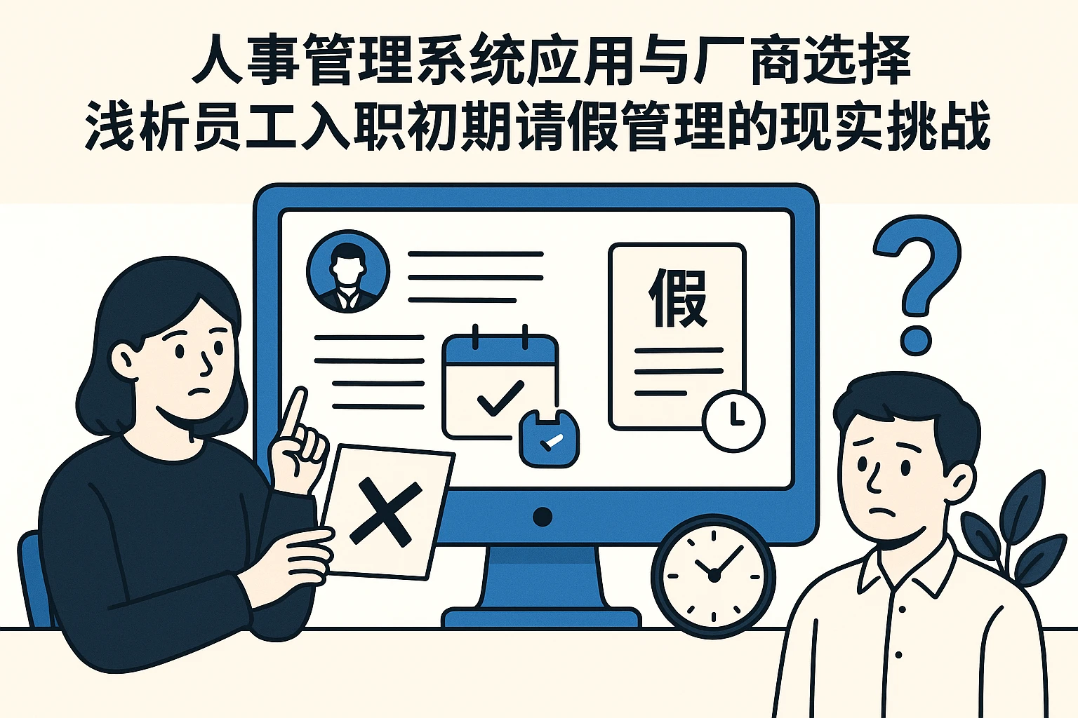 人事管理系统应用与厂商选择：浅析员工入职初期请假管理的现实挑战