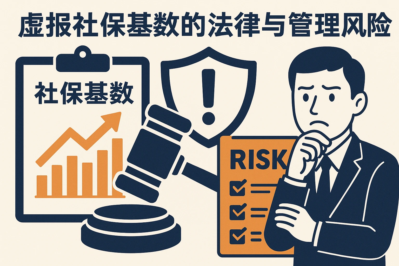 虚报社保基数的法律与管理风险