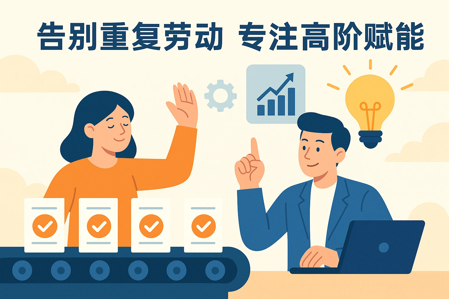 告别重复劳动，专注高阶赋能