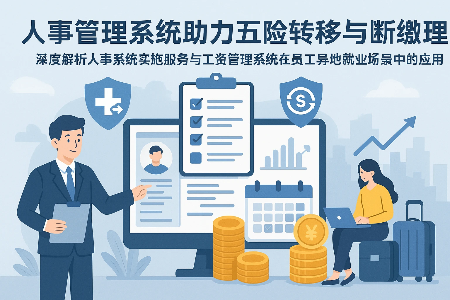 人事管理系统助力五险转移与断缴管理——深度解析人事系统实施服务与工资管理系统在员工异地就业场景中的应用