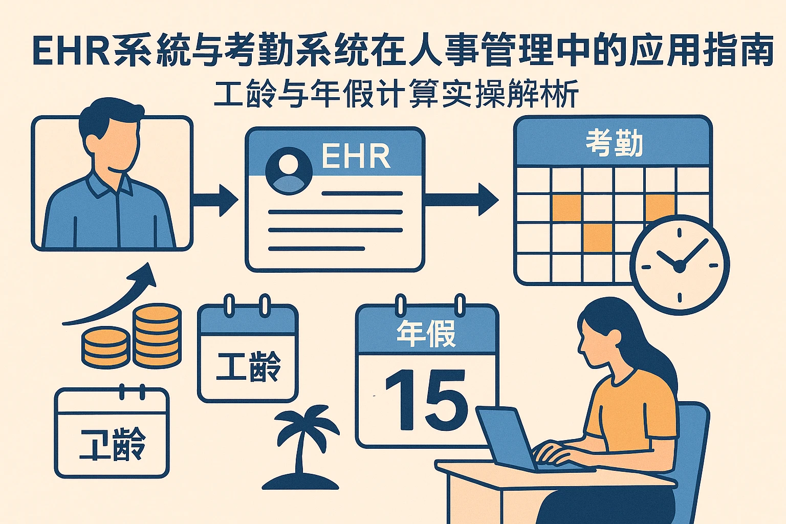 EHR系统与考勤系统在人事管理中的应用指南——工龄与年假计算实操解析