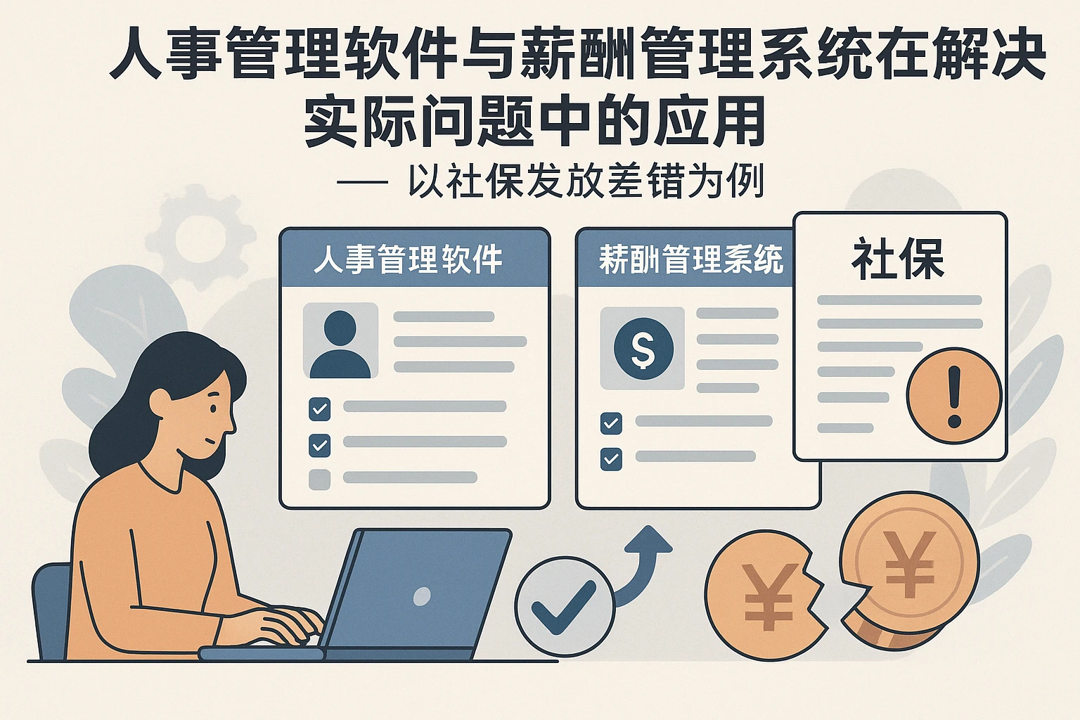 人事管理软件与薪酬管理系统在解决实际问题中的应用 —— 以社保发放差错为例