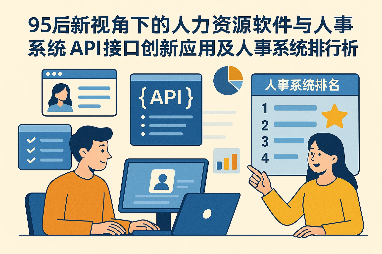 95后新视角下的人力资源软件与人事系统API接口创新应用及人事系统排行榜深度剖析
