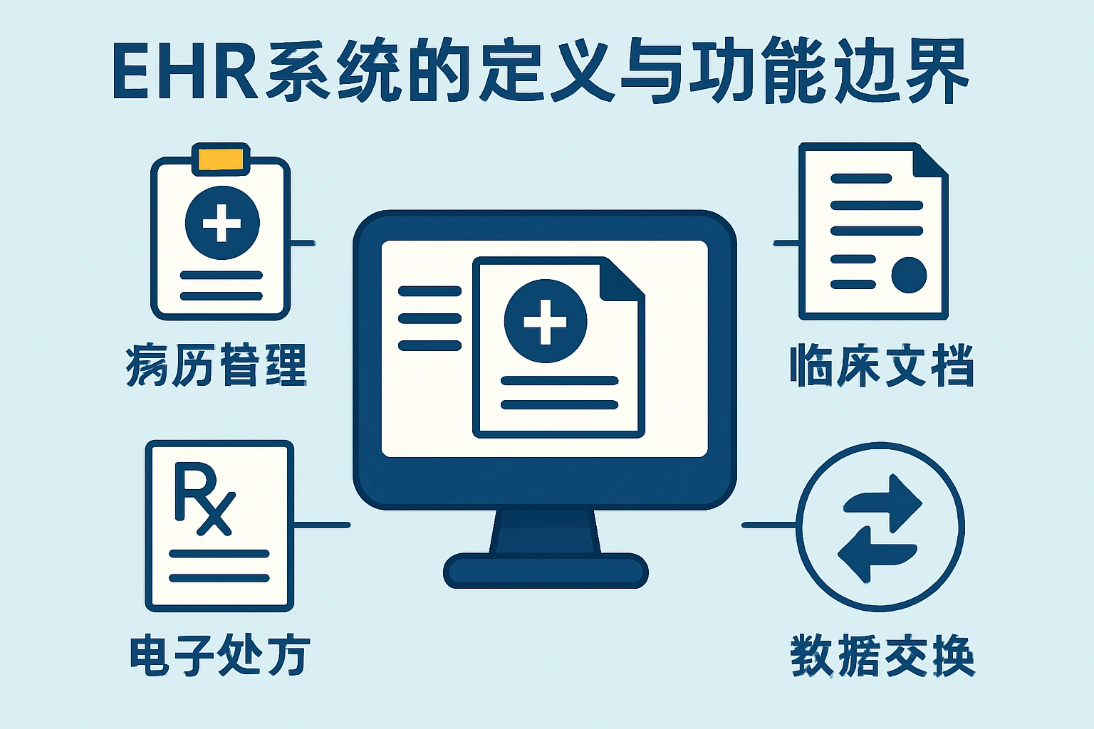 EHR系统的定义与功能边界