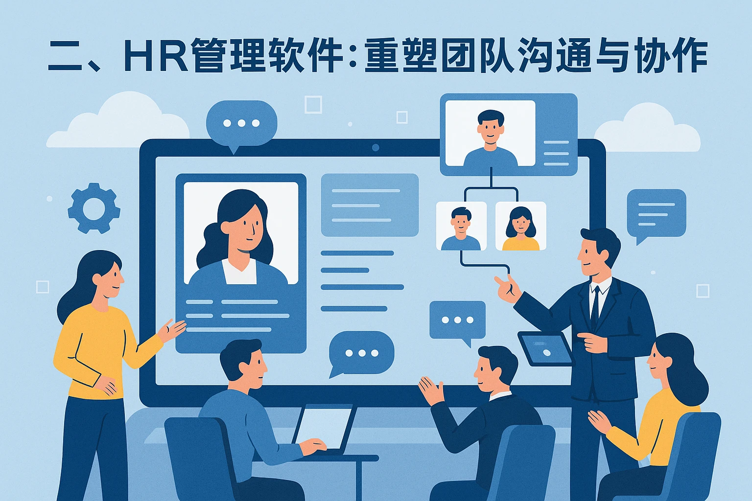 二、HR管理软件：重塑团队沟通与协作边界