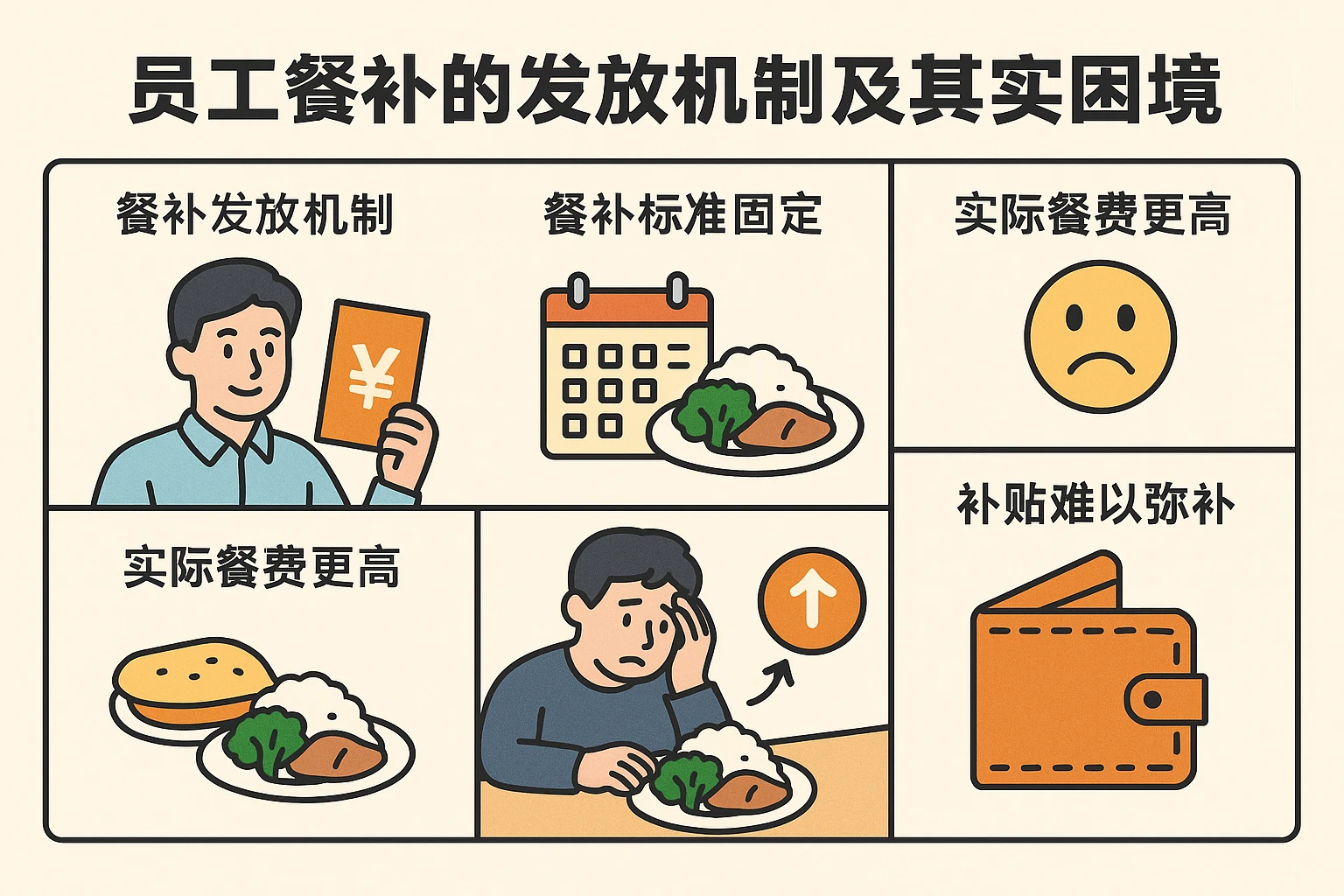 员工餐补的发放机制及其实际困境