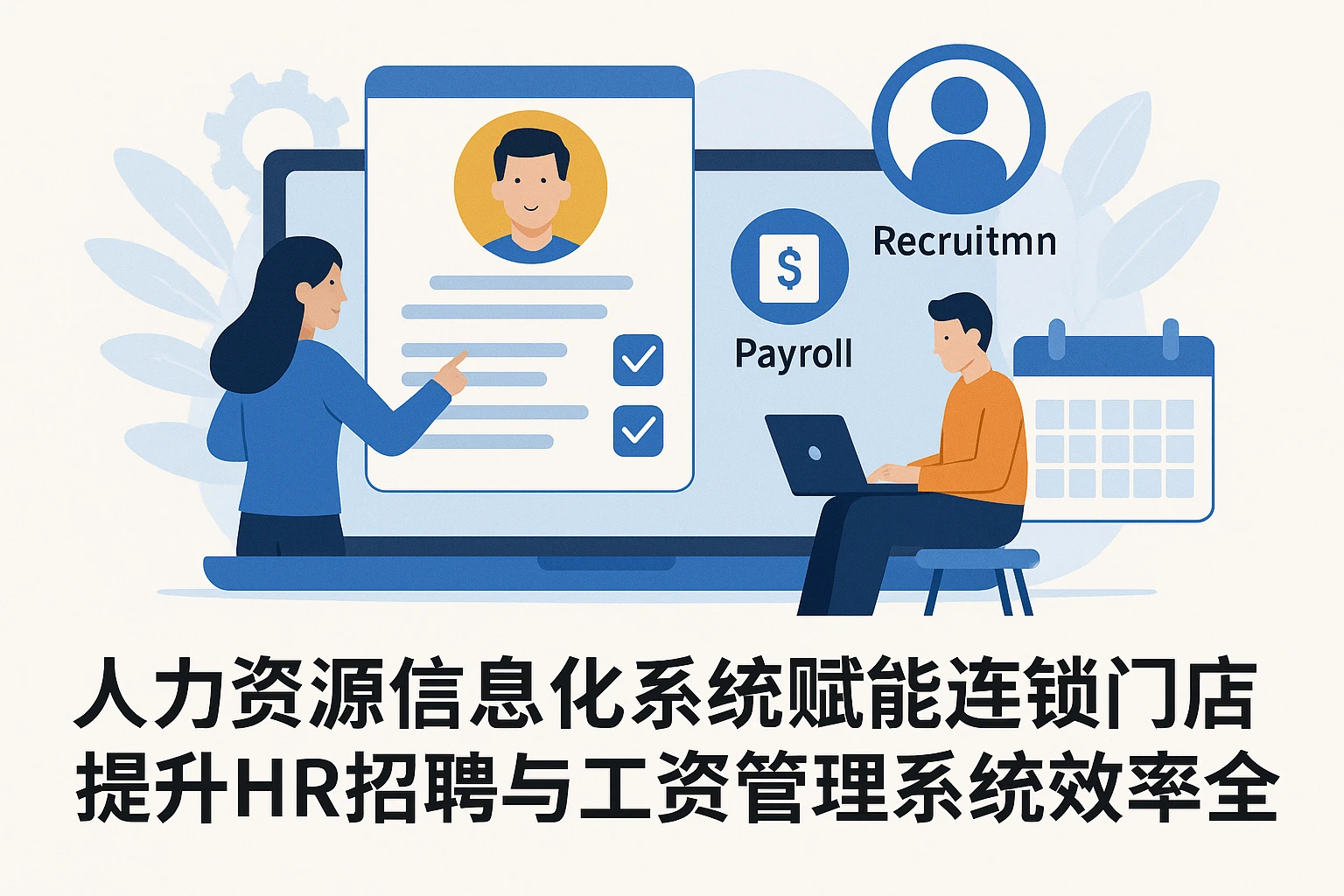 人力资源信息化系统赋能连锁门店，提升HR招聘与工资管理系统效率全解