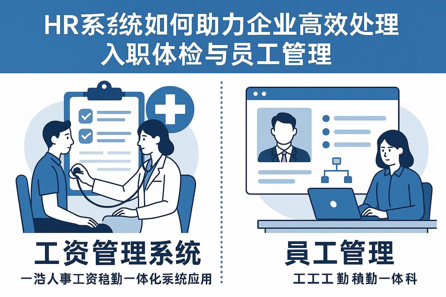 HR系统如何助力企业高效处理入职体检与员工管理 | 工资管理系统与人事工资考勤一体化系统应用解析