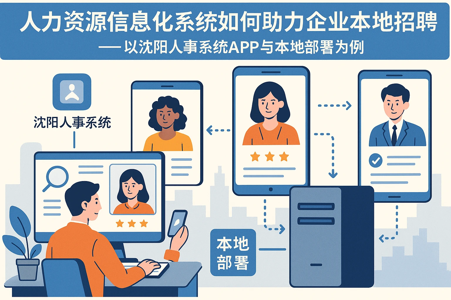 人力资源信息化系统如何助力企业本地化招聘——以沈阳人事系统APP与本地部署为例