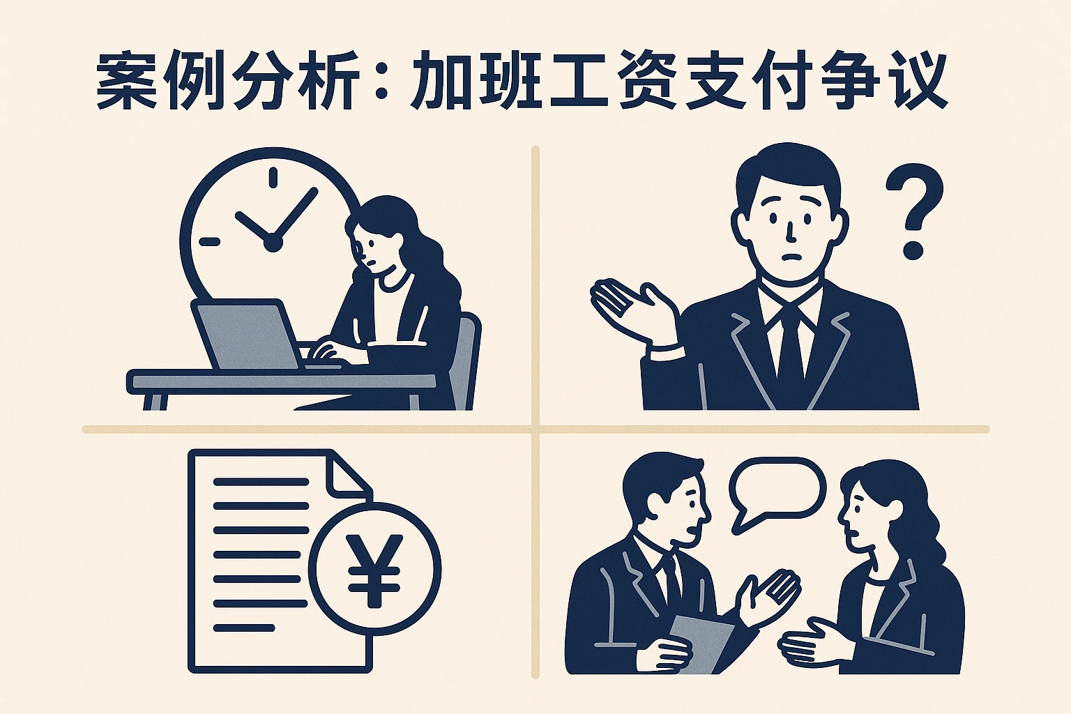 案例分析：加班工资支付争议