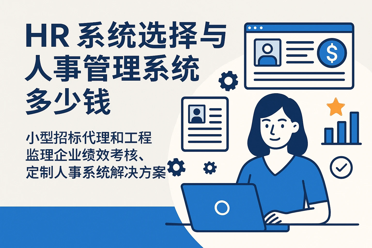 HR系统选择与人事管理系统多少钱——小型招标代理和工程监理企业绩效考核、定制人事系统解决方案