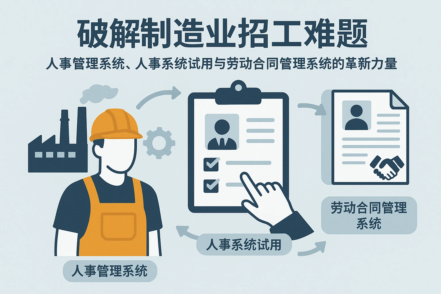 破解制造业招工难题：人事管理系统、人事系统试用与劳动合同管理系统的革新力量