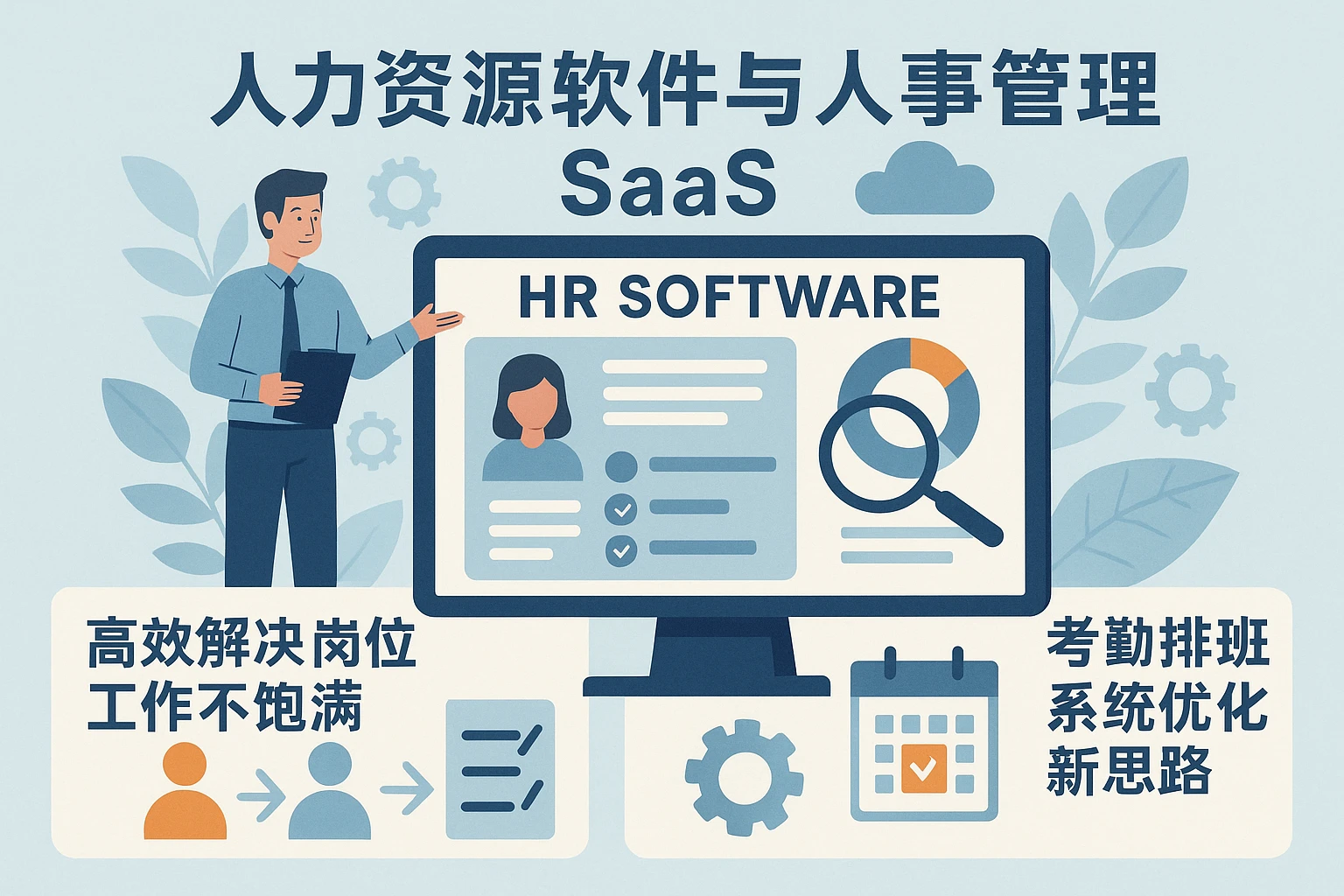 人力资源软件与人事管理SaaS：高效解决岗位工作不饱满与考勤排班系统优化新思路