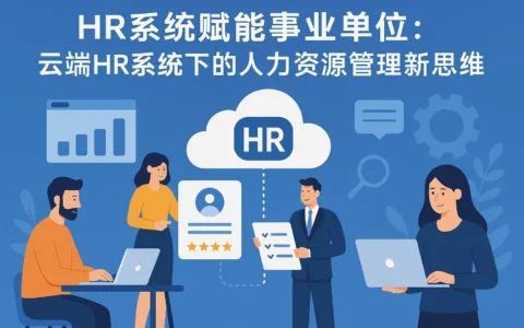 HR系统赋能事业单位：云端HR系统下的人力资源管理新思维