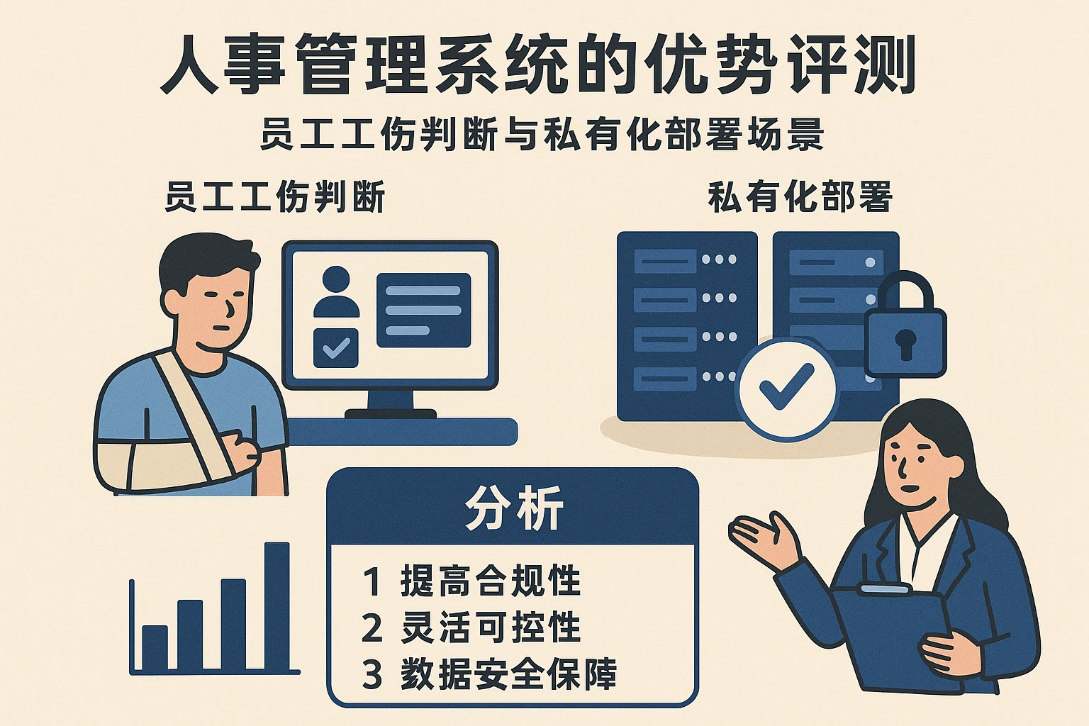 人事管理系统在员工工伤判断与私有化部署场景下的优势评测