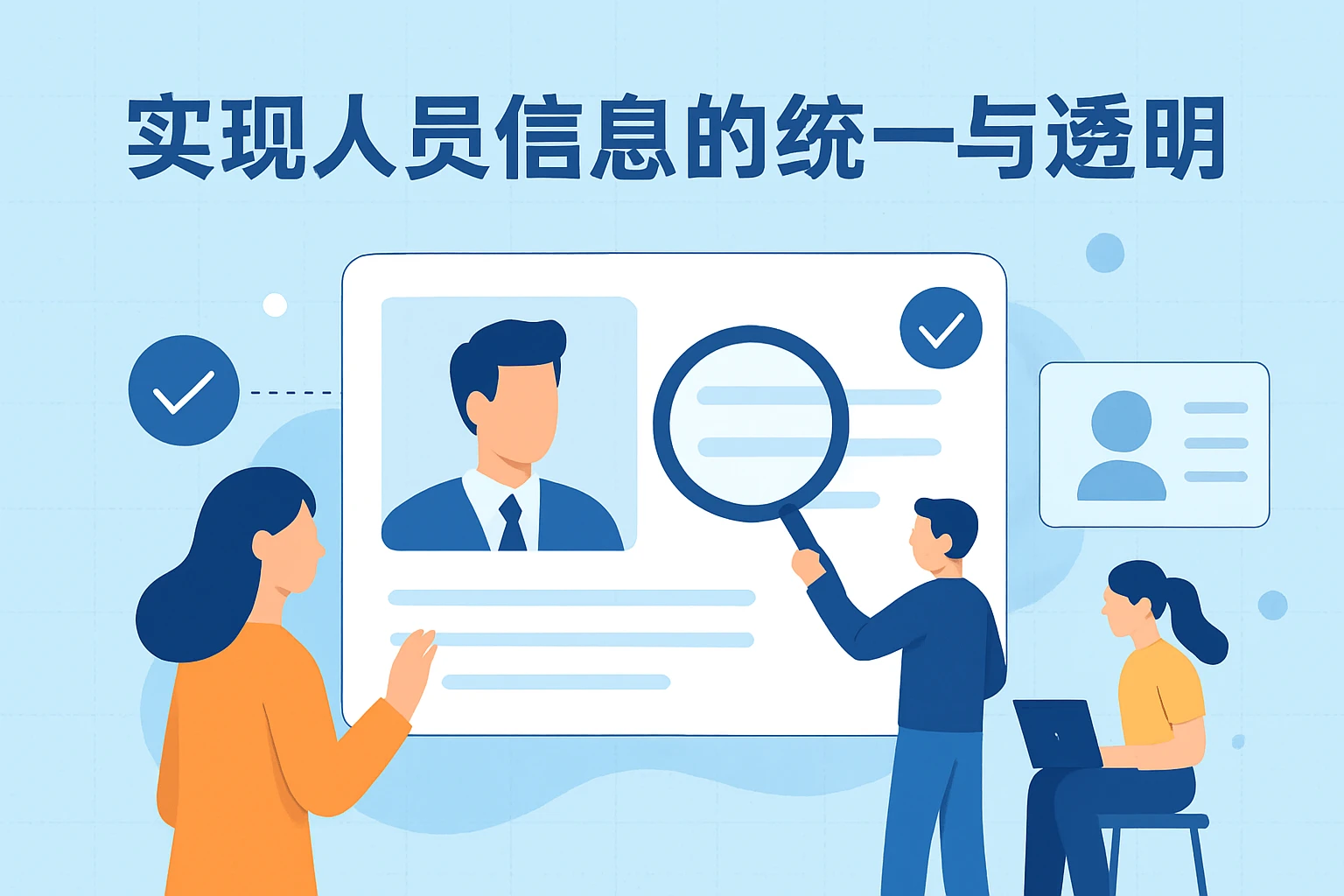 实现人员信息的统一与透明