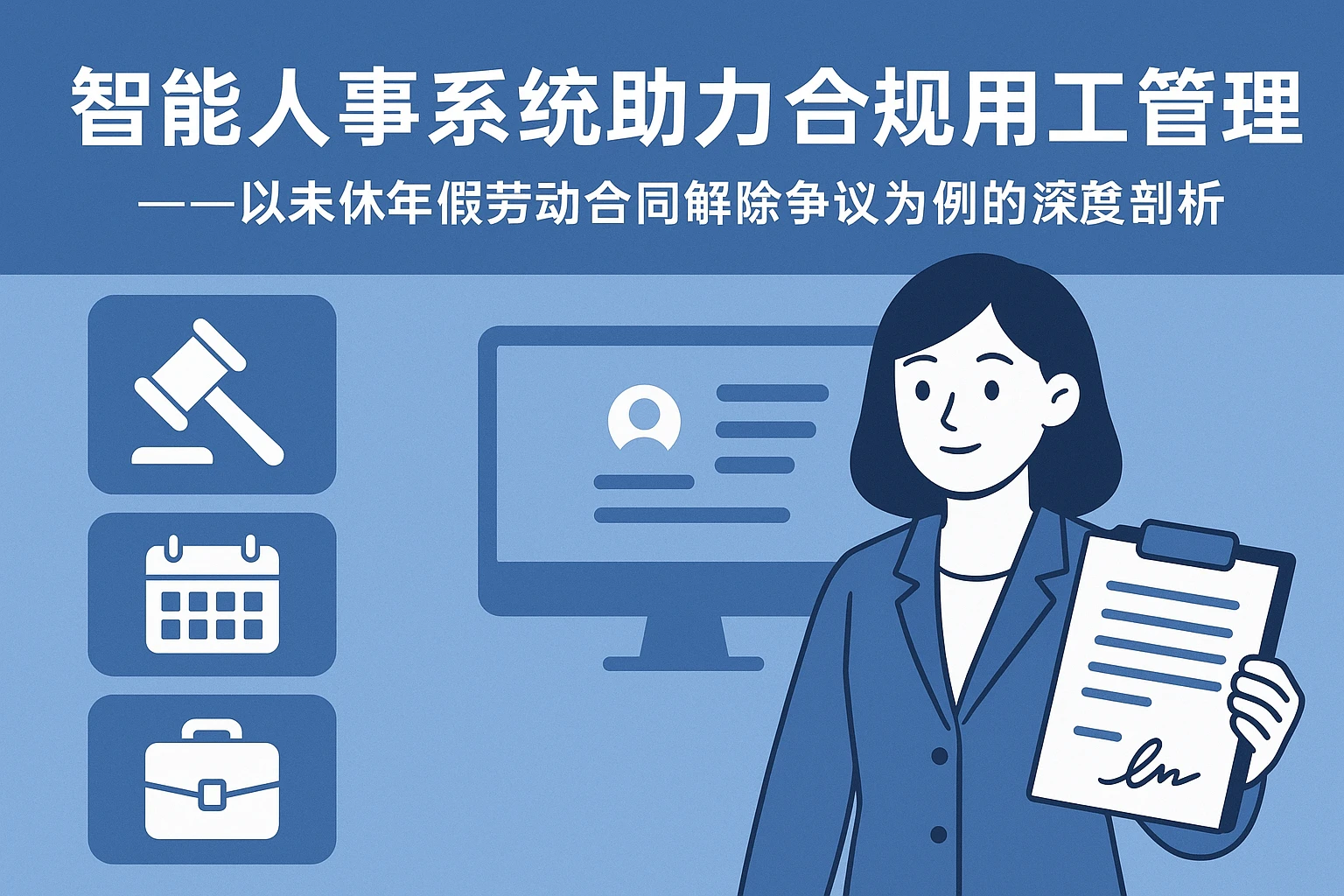 智能人事系统助力合规用工管理——以未休年假劳动合同解除争议为例的深度剖析