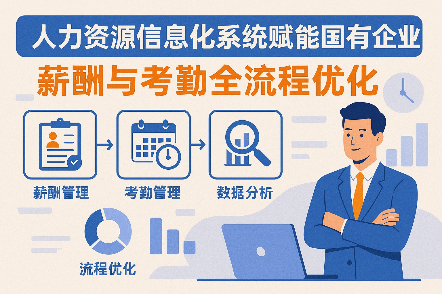 人力资源信息化系统赋能国有企业薪酬与考勤全流程优化