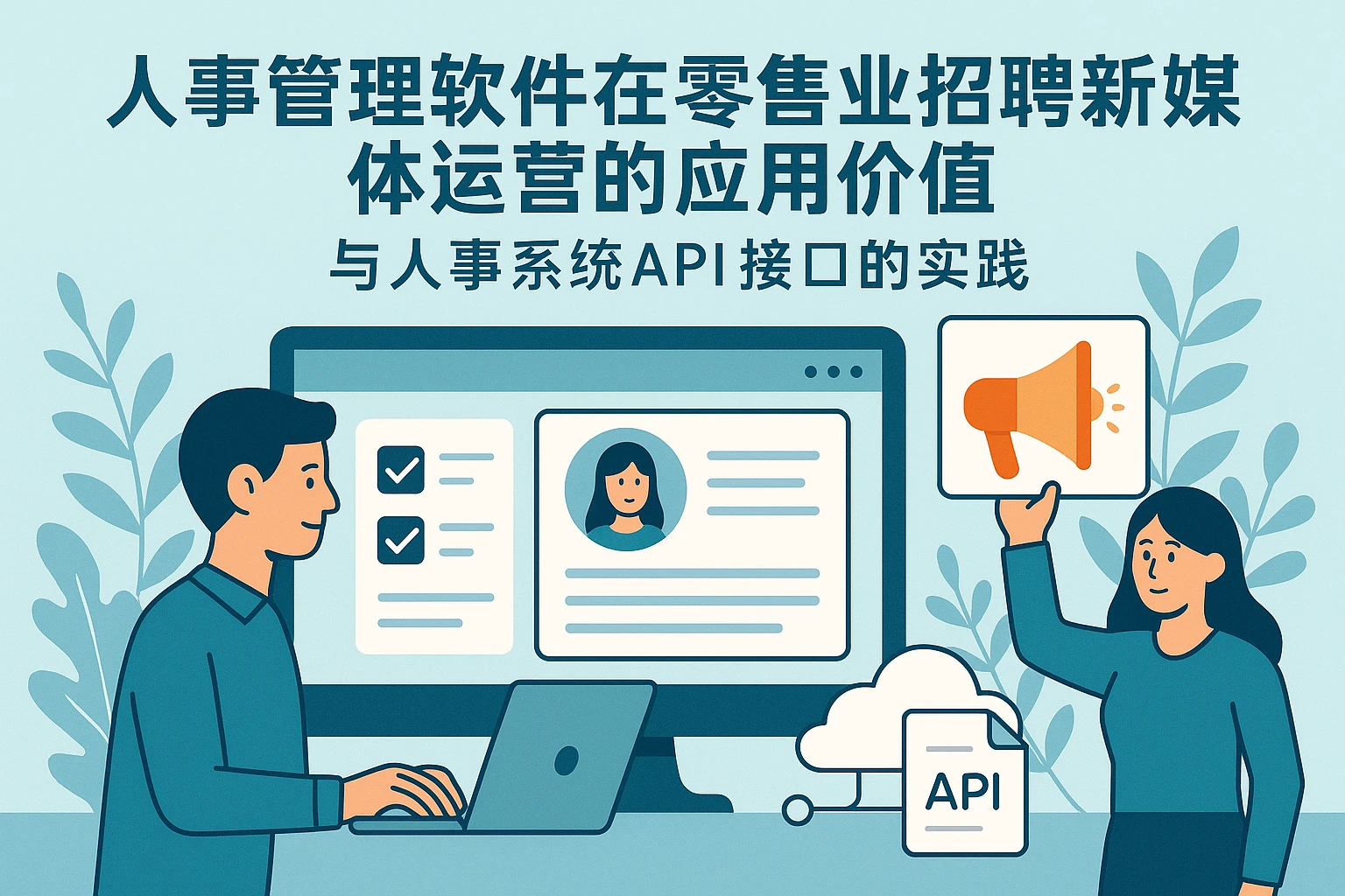 人事管理软件在零售业招聘新媒体运营的应用价值与人事系统API接口的实践