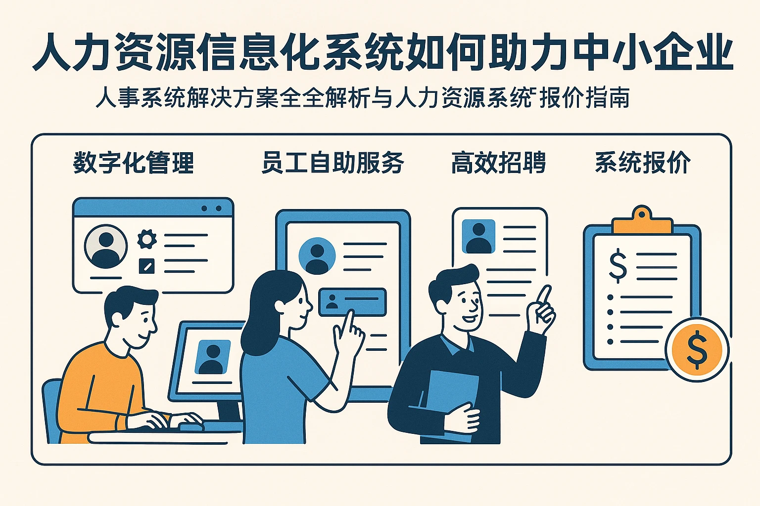 人力资源信息化系统如何助力中小型企业——人事系统解决方案全解析与人力资源系统报价指南