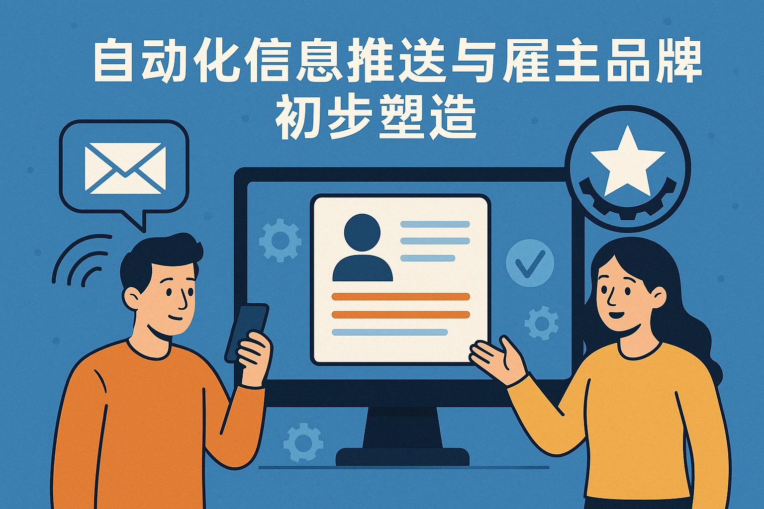 自动化信息推送与雇主品牌初步塑造