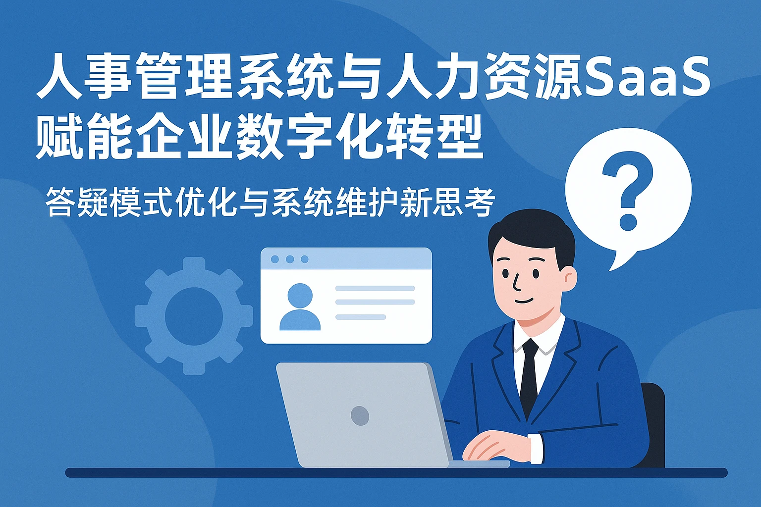 人事管理系统与人力资源SaaS赋能企业数字化转型——答疑模式优化与系统维护新思考