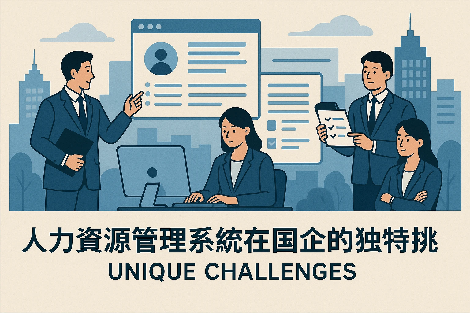 人力资源管理系统在国企的独特挑战