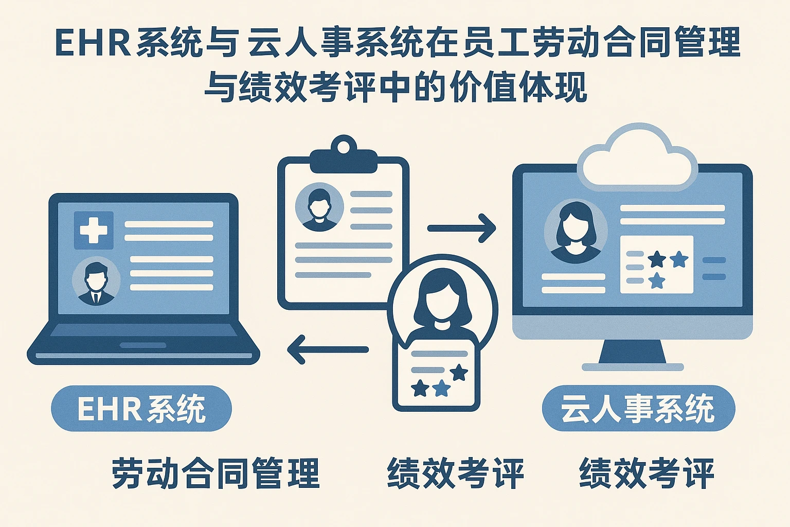 EHR系统与云人事系统在员工劳动合同管理与绩效考评中的价值体现
