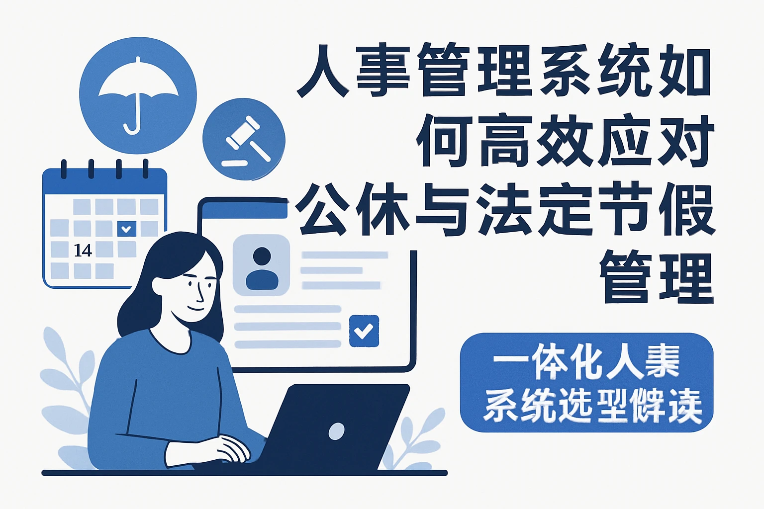 人事管理系统如何高效应对公休与法定节假日管理——一体化人事系统选型解读