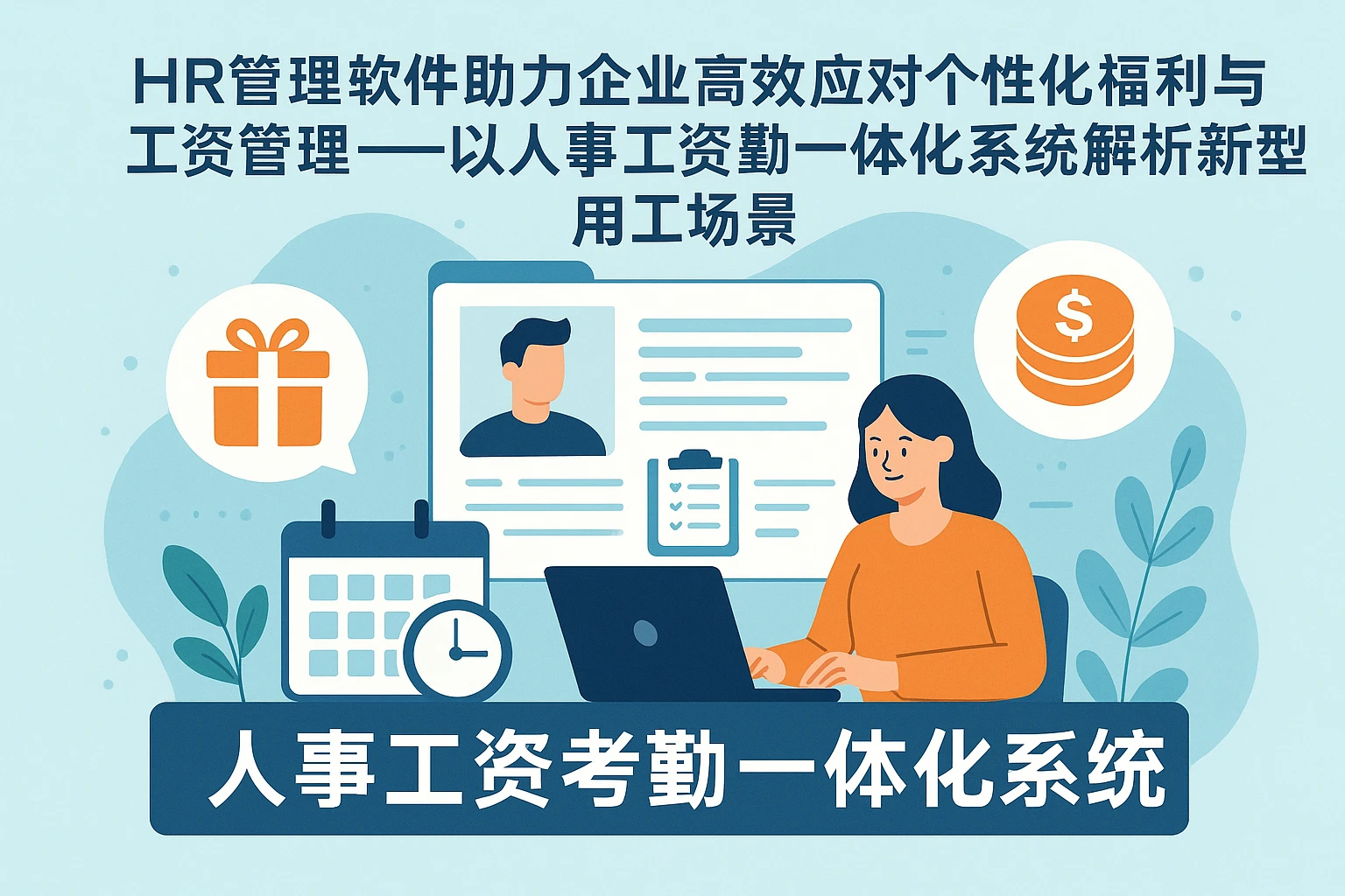 HR管理软件助力企业高效应对个性化福利与工资管理——以人事工资考勤一体化系统解析新型用工场景