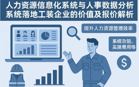人力资源信息化系统与人事数据分析系统落地工装企业的价值及报价解析