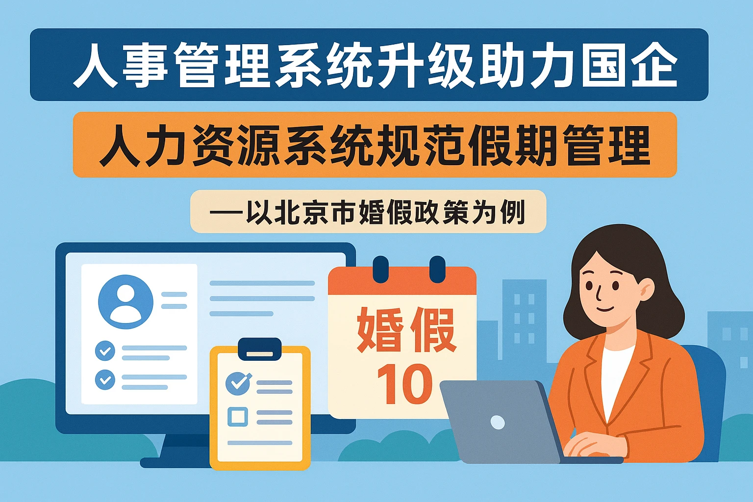 人事管理系统升级助力国企人力资源系统规范假期管理 —— 以北京市婚假政策为例