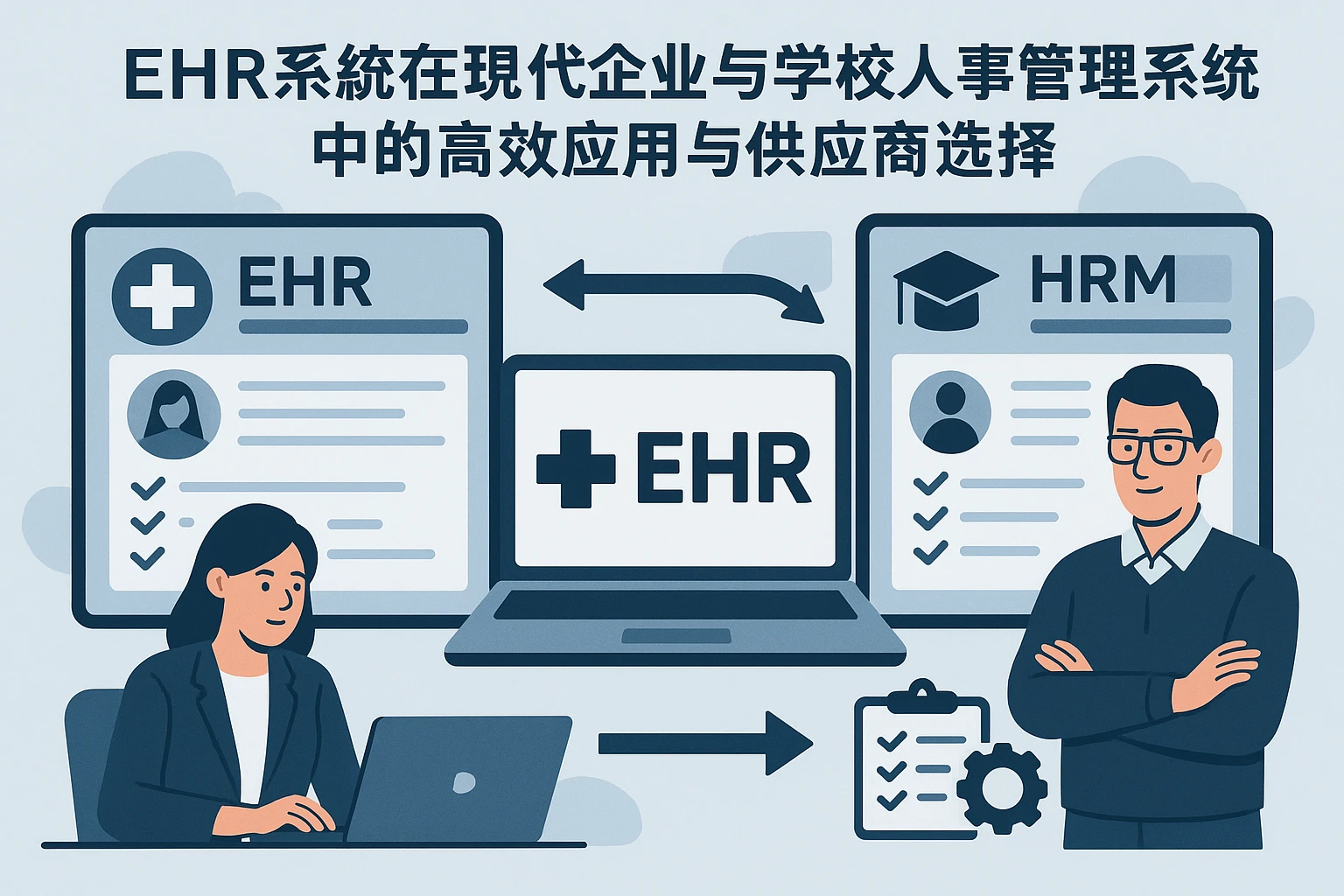 EHR系统在现代企业与学校人事管理系统中的高效应用与供应商选择