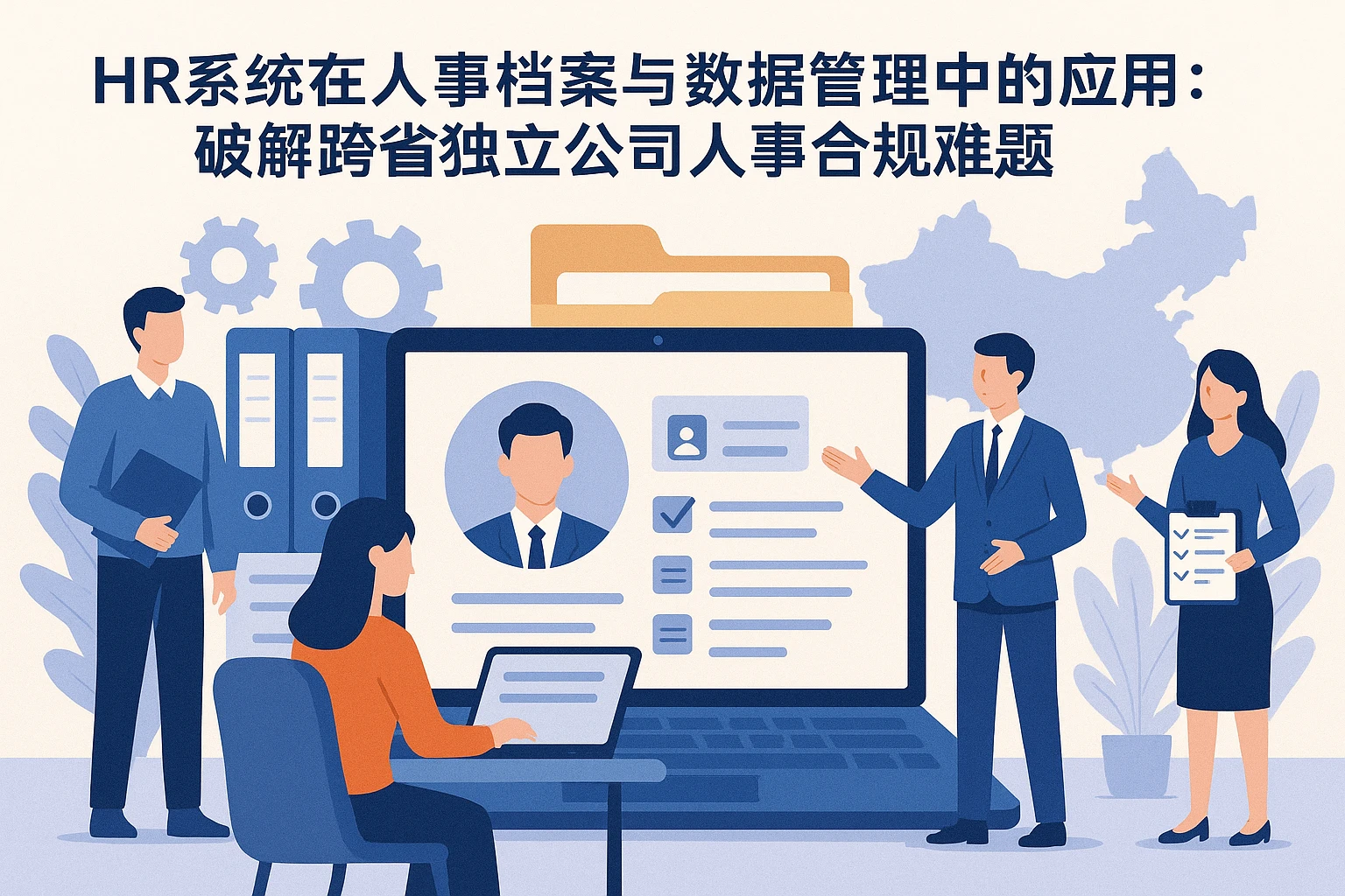 HR系统在人事档案与数据管理中的应用：破解跨省独立公司人事合规难题
