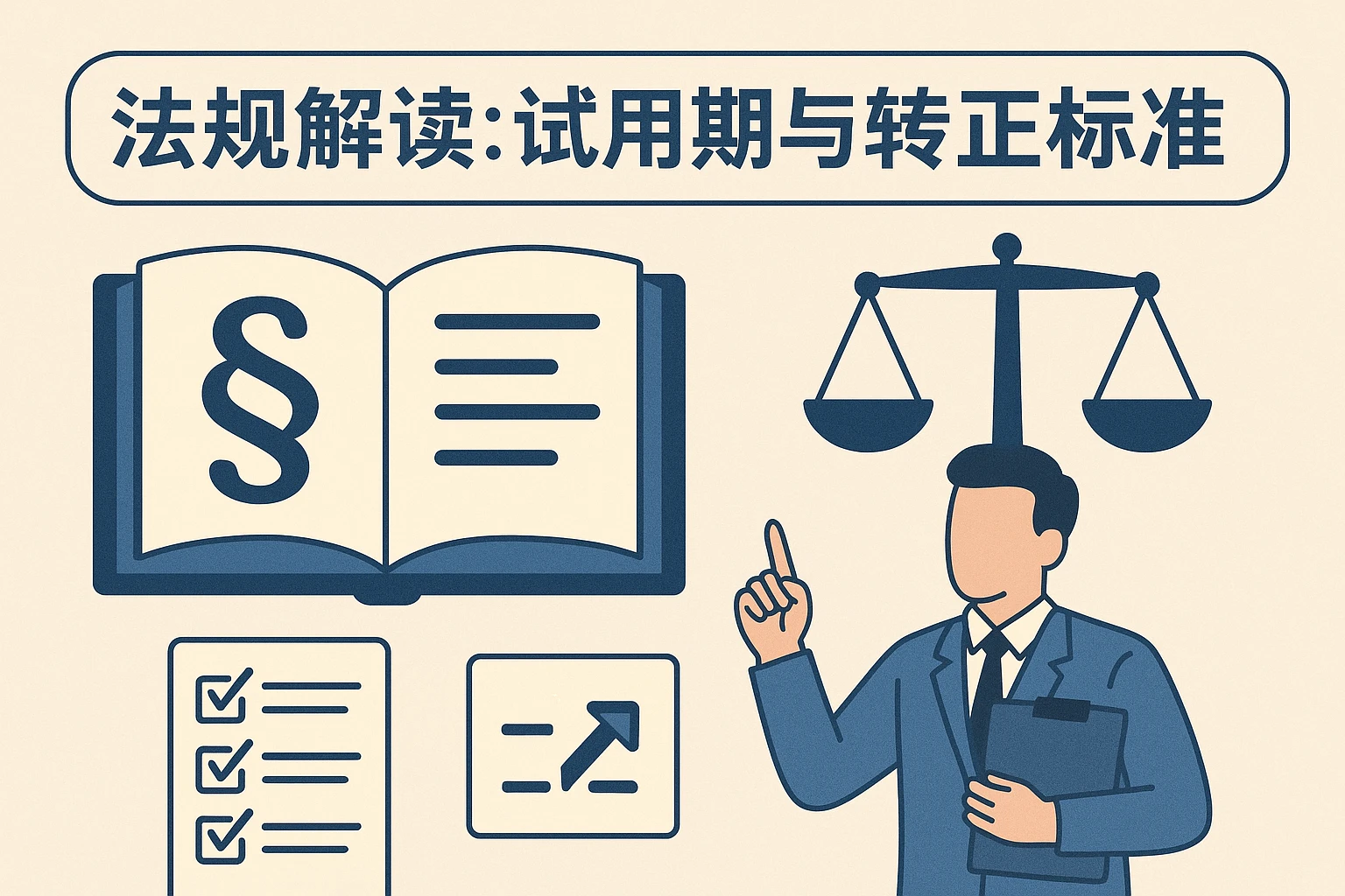 法规解读：试用期与转正标准